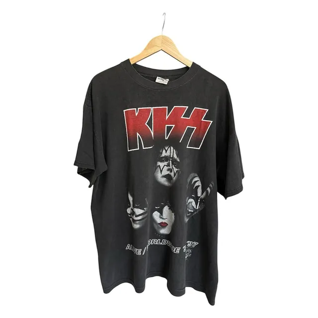 Vintage 1997 KISS Alive Worldwide Tour Tee
