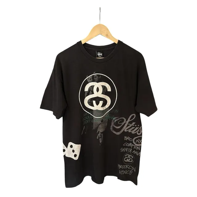Vintage Stüssy Vespa AOP Graphic Tee