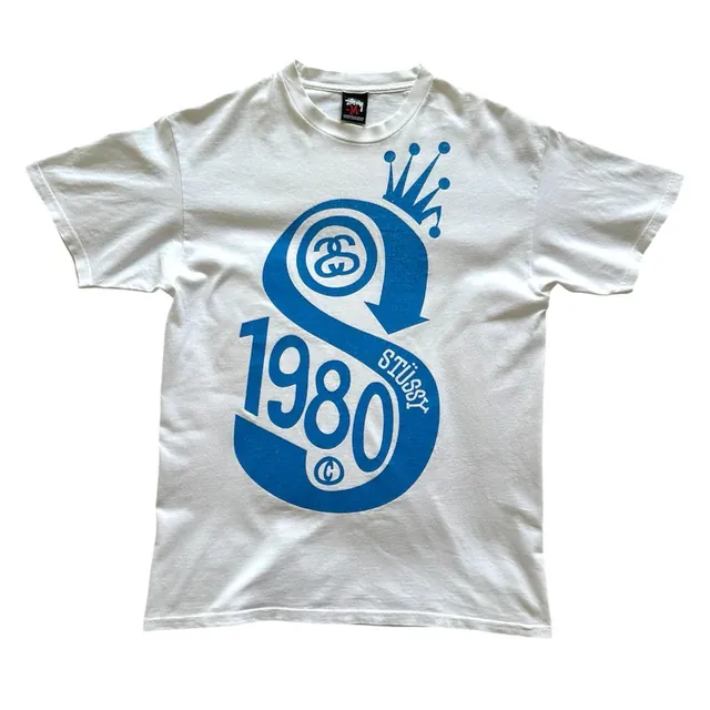 Vintage Stüssy “1980 Crown S” Graphic Tee