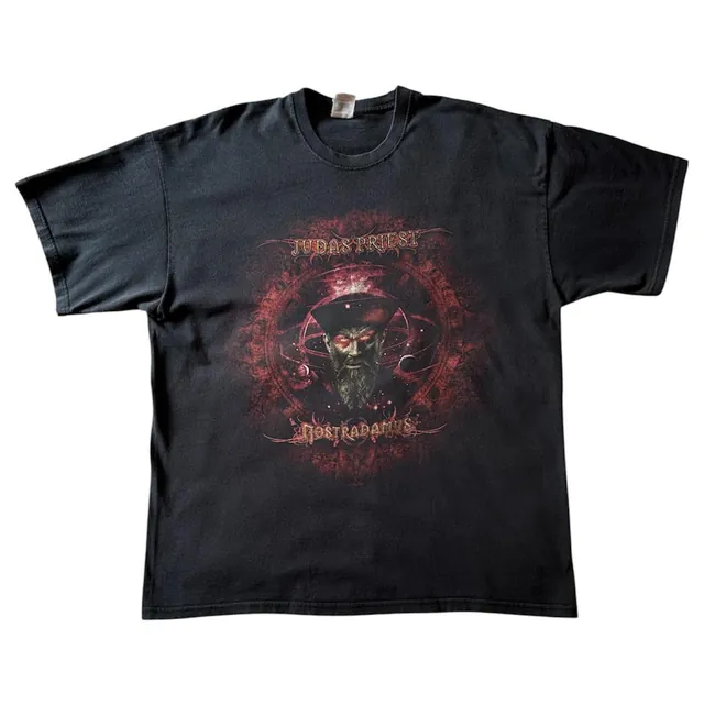 VINTAGE 2009 JUDAS PRIEST "Nostardamus" Concert Tour Tee (OFFICIAL MERCH)