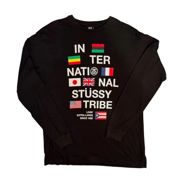 Stüssy International Tribe Flag L/S Tee
