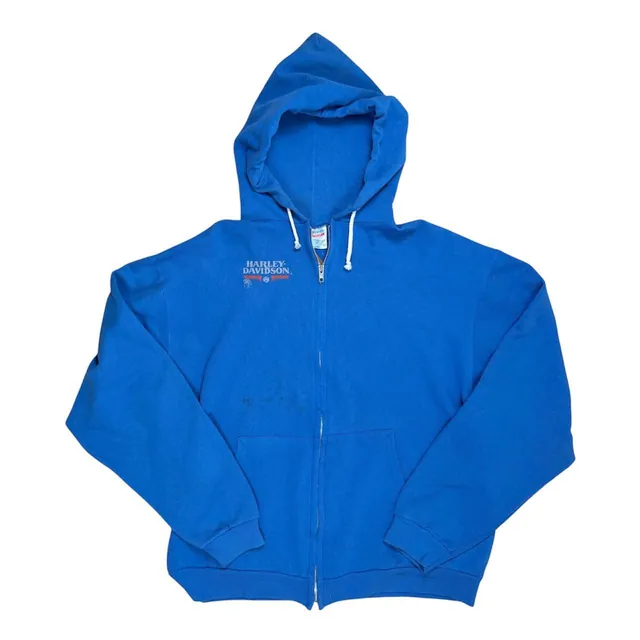Vintage 90s Harley Davidson Full Zip Hoodie