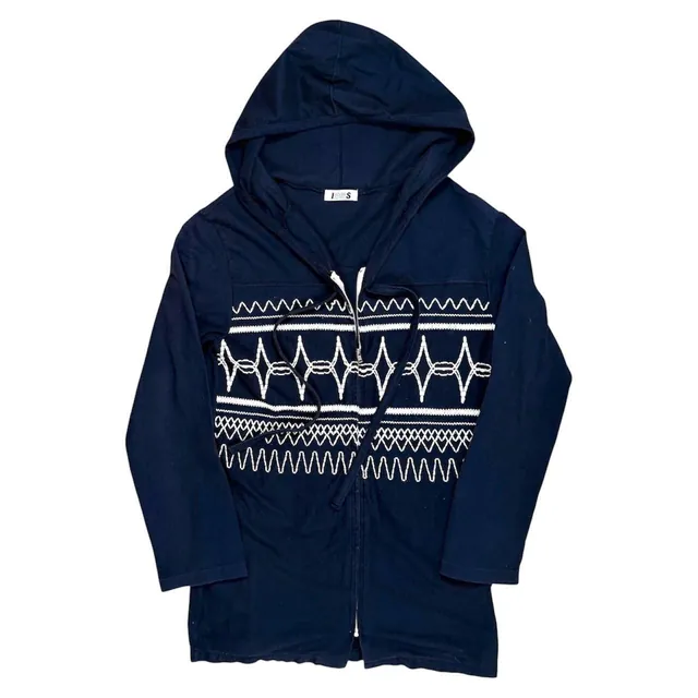 Vintage 80s Issey Miyake 3D knitted design Hoodie
