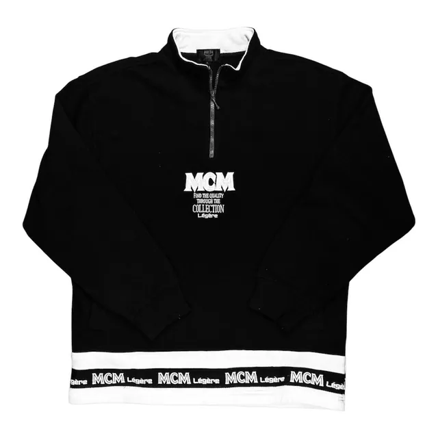 Vintage 90s MCM Légère Quarter Zip Sweatshirt