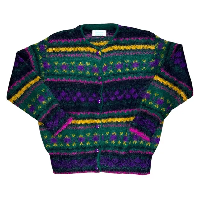 Vintage 90s United Colors Of Benetton Mohair Wool Cardigans
